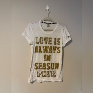 Victoria's Secret PINK Y2K Vintage Tee Large